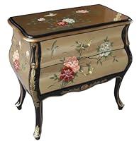 Algopix Similar Product 11 - 30 Wide Oriental Bombe Chest of Drawer