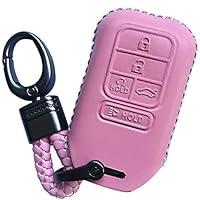 Algopix Similar Product 16 - Pink Leather Case Protector Key Fob