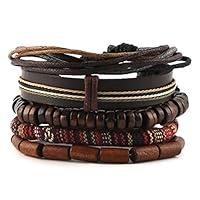 Algopix Similar Product 12 - HZMAN Mix 5 Wrap Bracelets Men Women