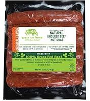 Algopix Similar Product 2 - Grass Run Farms Uncured Beef Hot Dogs