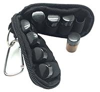 Algopix Similar Product 8 - Black Keychain Travel Bag Essential Oil