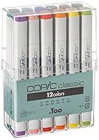 Algopix Similar Product 19 - Copic Marker 12 Piece Original Basic
