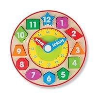 Algopix Similar Product 9 - Melissa  Doug Shape Sorting Clock 