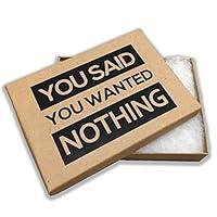 Algopix Similar Product 3 - Deluxe Box of Nothing  You Said You