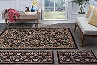 Algopix Similar Product 1 - Leanna Transitional Oriental Black