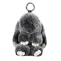 Algopix Similar Product 15 - CHMIING Bunny Keychain Soft Cute Rex