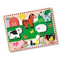 Algopix Similar Product 14 - Melissa  Doug Farm Wooden Chunky