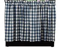 Algopix Similar Product 14 - IHF New 24 Tier Curtain Picnic Blue