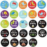 Algopix Similar Product 2 - Baby Milestone Stickers  24Count