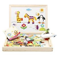 Algopix Similar Product 5 - Lewo Wooden Educational Toys Magnetic