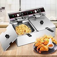 Algopix Similar Product 10 - Giantex 3400W Commercial Deep Fryer