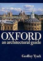Algopix Similar Product 14 - Oxford: An Architectural Guide