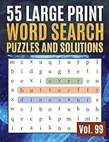 Algopix Similar Product 14 - 55 Large Print Word Search Puzzles and
