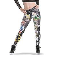 Algopix Similar Product 7 - Gia Mia Dance Womens Splatter Neon