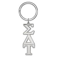 Algopix Similar Product 8 - Sterling Silver Sigma Delta Tau Key