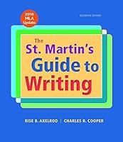 Algopix Similar Product 12 - The St Martins Guide to Writing with