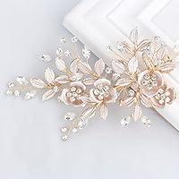 Algopix Similar Product 4 - SWEETV Wedding Hair CombPearl Bridal