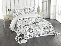 Algopix Similar Product 1 - Ambesonne Video Games Bedspread Set
