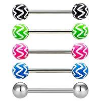 Algopix Similar Product 17 - Pierce2GO 5 Pcs 14G 58 Stainless
