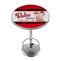 Algopix Similar Product 16 - Bobs Big Burger Vintage Chrome Pub Table