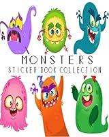 Algopix Similar Product 9 - Monsters Sticker Book Collection Blank