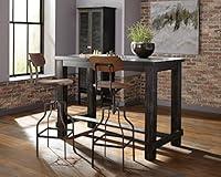 Algopix Similar Product 15 - Benjara Rectangular Wooden Bar Table