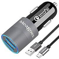 Algopix Similar Product 17 - Meagoes Fast Micro USB Car Charger