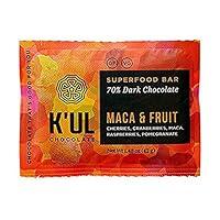 Algopix Similar Product 13 - KUL CHOCOLATE Stamina Dark Chocolate