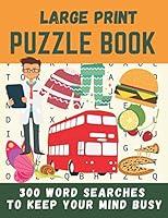 Algopix Similar Product 16 - Large Print Puzzle Book 300 Word