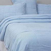 Algopix Similar Product 9 - Be-You-tiful Home, Blue Ivie Quilt, King