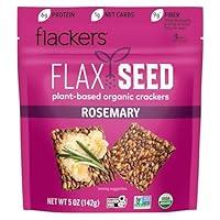 Algopix Similar Product 10 - Flackers Organic Rosemary Flaxseed