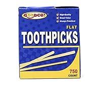 Algopix Similar Product 14 - GoodCo Toothpicks Flat Natural Wooden