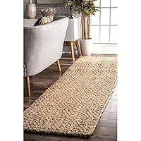 Algopix Similar Product 15 - nuLOOM Alanna Diamond Jute Rug 6 x