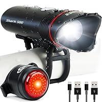 Algopix Similar Product 7 - Bike Lights for Night Riding USB