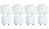 Algopix Similar Product 10 - KOR 4 Pack 13 Watt Mini Spiral  GU24