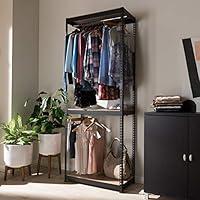 Algopix Similar Product 2 - Baxton Studio Gavin Black Metal 3Shelf