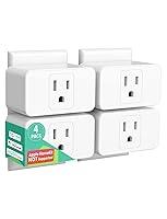 Algopix Similar Product 2 - meross WiFi Smart Plug Mini 15 Amp 