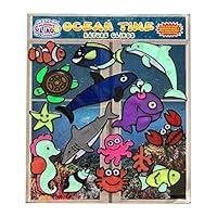 Algopix Similar Product 11 - Ocean Time Gel Window Clings for Kids 