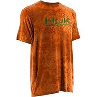 Algopix Similar Product 3 - HUK Mens Solid Short Sleeve Shirt