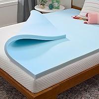 Algopix Similar Product 14 - LINENSPA Memory Foam Mattress Topper 