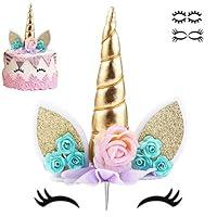 Algopix Similar Product 15 - Unicorn Cake Topper Party Supplies