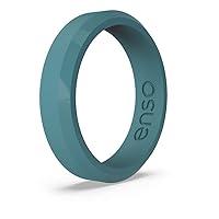Algopix Similar Product 19 - Enso Rings Bevel Thin Silicone Wedding