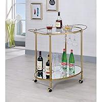 Algopix Similar Product 2 - Benjara Benzara Metal and Glass Serving