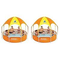 Algopix Similar Product 5 - H2OGO! Splash-in-Shade Play Pool Orange