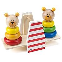 Algopix Similar Product 11 - Wooden Wonders Balancing Bears Ring