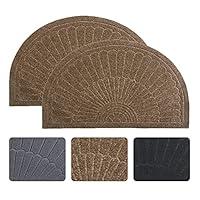 Algopix Similar Product 13 - YK Decor Half Round Front Door Mat