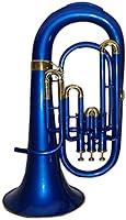 Algopix Similar Product 6 - Bb Flat Blue Brass Euphonium With Free