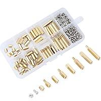 Algopix Similar Product 18 - eBoot 180 Pieces Male Female Hex Brass