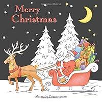 Algopix Similar Product 20 - Merry Christmas a beautiful colouring