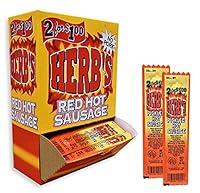 Algopix Similar Product 19 - Herb's Red Hot Sausage 50ct 2 for $1